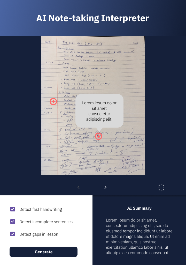 Notes Interpreter — High Fidelity 3