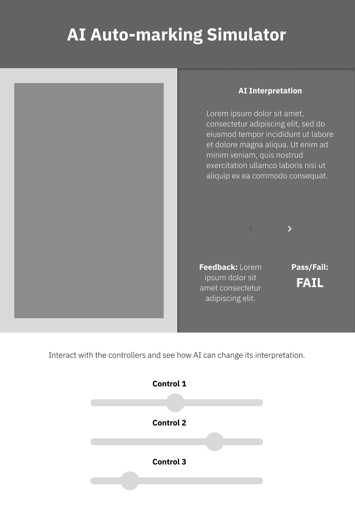 Auto Marker — Wireframe 1
